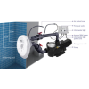 Turbo jet Emaux 5,5 HP III 4 kW pumpa 85 m3/h (pumpa+montažni set+kontrola)